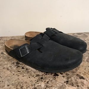 Birkenstock Oiled Leather Clogs